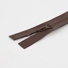 Молния «Спираль», №7, разъёмная, водонепроницаемая, замок автомат, 40 см, коричневая - Фото 2