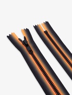 Молния «Трактор», №5, неразъёмная, замок автомат, 18 см, оранжевая, чёрная - Фото 3