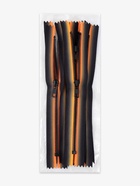 Молния «Трактор», №5, неразъёмная, замок автомат, 20 см, оранжевая, чёрная - Фото 4