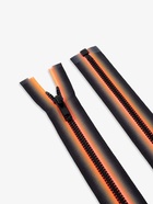 Молния «Трактор», №5, разъёмная, замок автомат, 50 см, оранжевая, чёрная - Фото 3