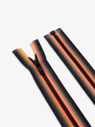 Молния «Трактор», №5, разъёмная, замок автомат, 80 см, оранжевая, чёрная - Фото 3