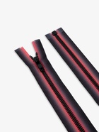 Молния «Трактор», №5, разъёмная, замок автомат, 35 см, красная, чёрная - Фото 3