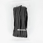 Молния рулонная «Спираль», №5, водонепроницаемая, со светоотражающими полосами, 50 м, цвет чёрный - Фото 3