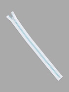 Молния «Спираль», №5, разъёмная, замок автомат, 40 см, белая, голубая - Фото 2