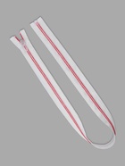 Молния «Спираль», №5, разъёмная, замок автомат, 70 см, белая, красная - Фото 2