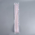 Молния «Спираль», №5, разъёмная, замок автомат, 80 см, белая, красная - Фото 3