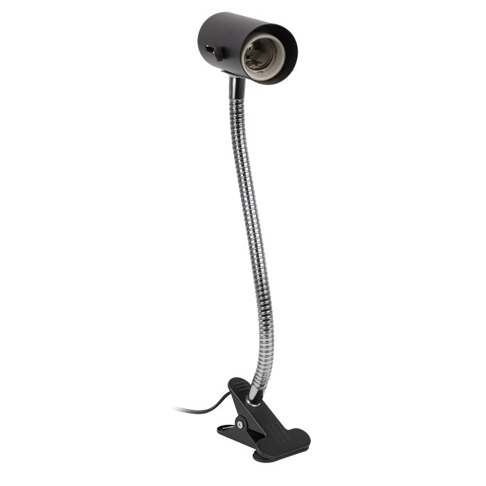 Светильник для рептилий на прищепке для ультрафиолетовой и инфракрасной лампы ЭРА FITO-E27-FLEX-CLIP - фото 1908146913