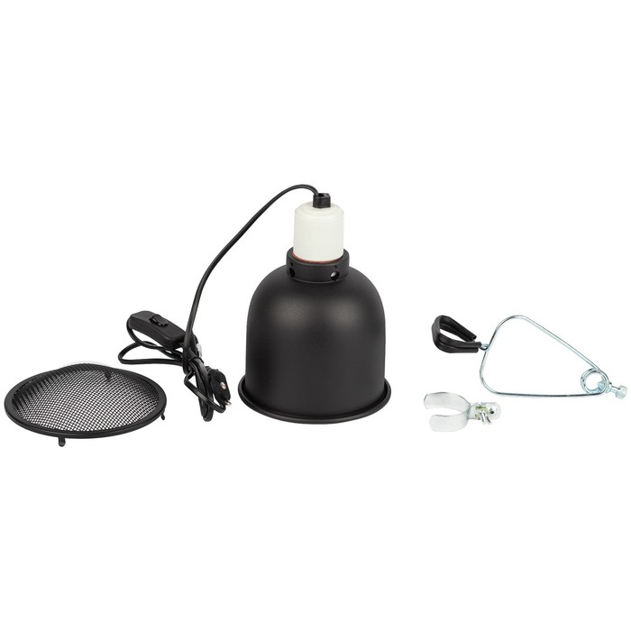 Светильник для террариумов и брудеров ЭРА FITO-E27-SHADE с защитной решеткой - фото 1908146926