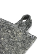 Набор для бани и сауны «Тёмный», 5 предметов: шапка, коврик, рукавица, тапочки, портфель, «Добропаровъ» - фото 68138620