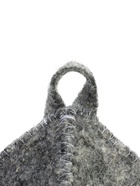 Набор для бани и сауны «Тёмный», 5 предметов: шапка, коврик, рукавица, тапочки, портфель, «Добропаровъ» - фото 68138613