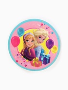 Посуда одноразовая бумажная, на 10 персон, стаканы, тарелки, скатерть, Холодное сердце - Фото 5