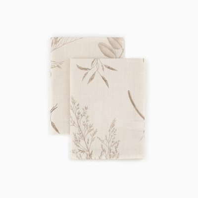 Набор салфеток «Этель» Flower herbarium, 30×40 см - 2 шт., 100% хлопок, репс 210 г/м²
