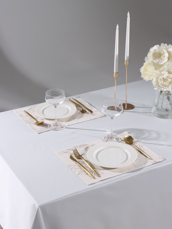 Набор салфеток «Этель» Flower herbarium, 30×40 см - 2 шт., 100% хлопок, репс 210 г/м²