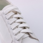 Шнурки для обуви, плоские, 12 мм, 150 см, фасовка 25 шт, цвет белый - Фото 1