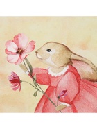 Полотенце кухонное «Этель. Зайчик с цветком», 40×73 см, 100% хлопок, саржа 190 г/м² - Фото 5