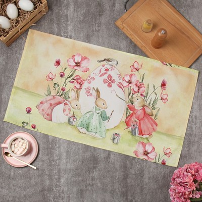 Полотенце Этель «Счастливой Пасхи» 40×73 см, 100% хлопок, саржа 190 г/м²