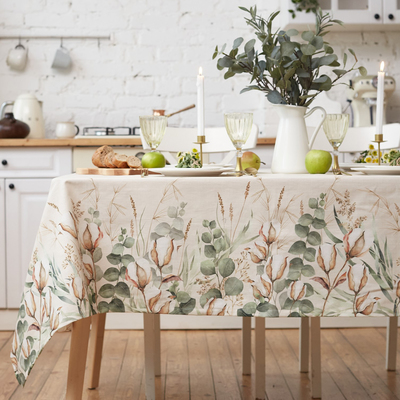 Скатерть «Этель» Cotton, 149×180 см, 100% хлопок, репс 210 г/м²