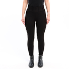 Бриджи для верховой езды Taya equestrianism цвет черный, размер 38, TL1 - Фото 3