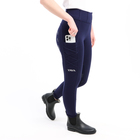 Бриджи для верховой езды Taya equestrianism цвет темно-синий, размер 38, TL1 - Фото 4