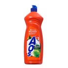 Средство для мытья посуды AOS, гель, яблоко и мята, 900 мл - Фото 1