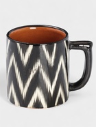 Кружка узбекская Риштанская Керамика «Атлас», 330 мл, чёрная - Фото 2