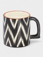 Кружка узбекская Риштанская Керамика «Атлас», 330 мл, чёрная - Фото 3