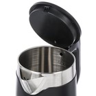 Чайник электрический Волжанка ЭЧ-017, пластик, колба металл, 1.8 л, 1500 Вт, чёрный - Фото 5