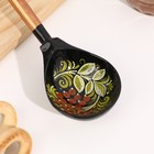 Ложка деревянная полубаская с росписью ягодка, 19×6 см, МИКС - Фото 3