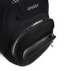Рюкзак молодёжный 48 х 33 х 21 см, Grizzly, эргономичная спинка, отделение для ноутбука, чёрный/серый - Фото 9