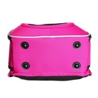 Ранец каркасный Grizzly, 36×29×18 см, брелок, плюшевый, фуксия - Фото 7