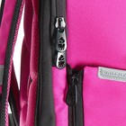 Ранец каркасный Grizzly, 36×29×18 см, брелок, плюшевый, фуксия - Фото 9