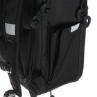 Ранец каркасный Grizzly, 36×29×18 см, брелок, плюшевый, чёрный - Фото 11