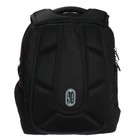 Ранец каркасный Grizzly, 36×29×18 см, брелок, плюшевый, чёрный - Фото 6