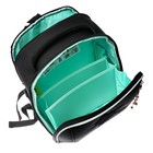 Ранец каркасный Grizzly, 36×29×18 см, брелок, плюшевый, чёрный - Фото 8