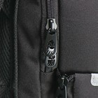 Ранец каркасный Grizzly, 36×29×18 см, брелок, плюшевый, чёрный - Фото 9