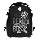 Ранец каркасный, 36 х 29 х 18 см, Grizzly, чёрный - фото 23956234