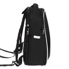 Ранец каркасный, 36 х 29 х 18 см, Grizzly, чёрный - фото 24047997