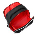 Ранец каркасный, 36 х 29 х 18 см, Grizzly, чёрный - фото 24048001