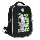 Ранец каркасный Grizzly, 37×26×16 см, чёрный - Фото 2