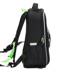 Ранец каркасный Grizzly, 37×26×16 см, чёрный - Фото 4