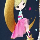 Ранец каркасный, 36 х 28 х 20 см, Grizzly, светодиодная подсветка с брелком, тёмно-синий - фото 24060711