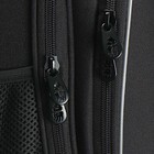 Ранец каркасный, 36 х 28 х 20 см, Grizzly, из плюша, + брелок, чёрный - фото 24054530