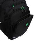 Рюкзак школьный, 40 х 25 х 22 см, Grizzly, эргономичная спинка, отделение для ноутбука, чёрный - Фото 11