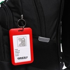 Рюкзак школьный, 40 х 25 х 22 см, Grizzly, эргономичная спинка, отделение для ноутбука, чёрный - Фото 5