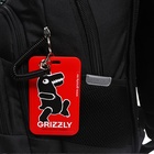 Рюкзак школьный, 40 х 25 х 22 см, Grizzly, эргономичная спинка, отделение для ноутбука, чёрный - Фото 6