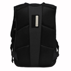 Рюкзак школьный, 40 х 25 х 22 см, Grizzly, эргономичная спинка, отделение для ноутбука, чёрный - Фото 8