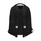 Рюкзак школьный, 38×29×16 см, Grizzly, эргономичная спинка, чёрный - Фото 4