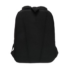 Рюкзак школьный, 38×29×16 см, Grizzly, эргономичная спинка, чёрный - Фото 5