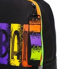 Рюкзак школьный, 38×29×16 см, Grizzly, эргономичная спинка, чёрный - Фото 9