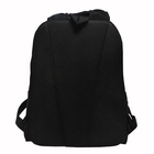 Рюкзак школьный, 38 х 29 х 16 см, Grizzly, эргономичная спинка, + брелок, чёрный - Фото 7